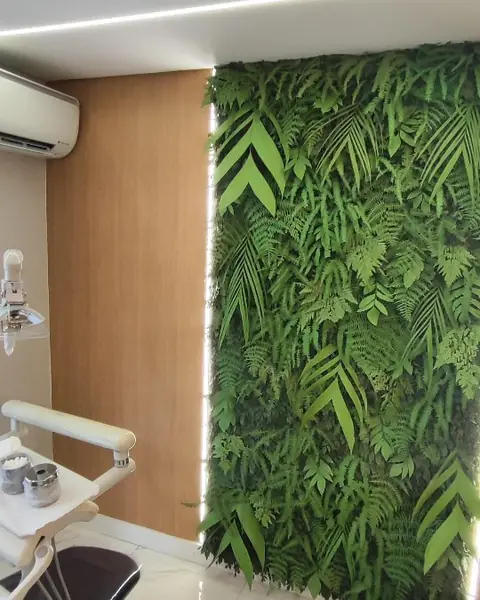 Projeto com jardim vertical